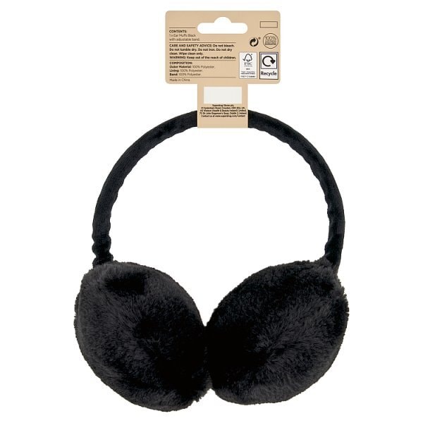 Superdrug Ear Muffs Black