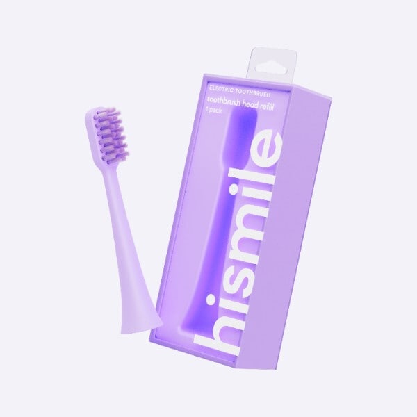 HiSmile Electric Toothbrush Head Refills - Purple (1Pk)