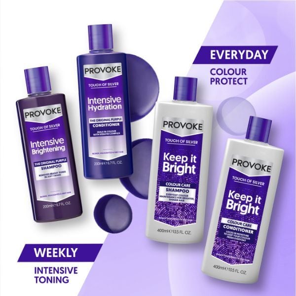 Provoke Touch of Silver Keep It Bright Shampoo 400ml