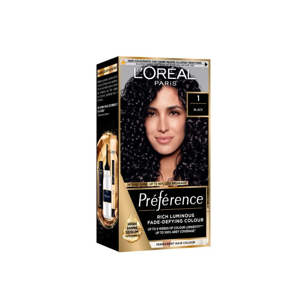 Preference 1 Black Permanent Hair Dye