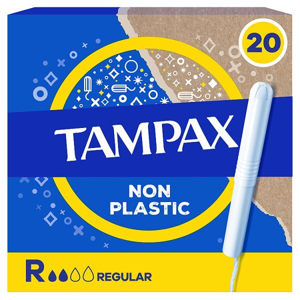 Tampax Regular Tampons Applicator Cardboard 20X