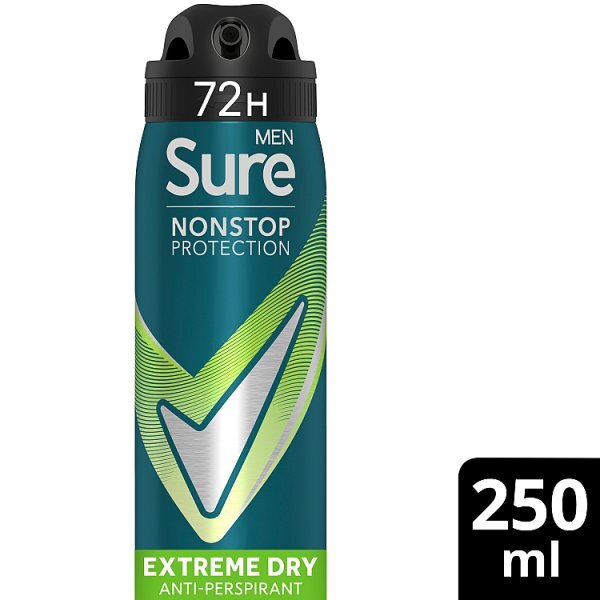 Sure Men Anti-Perspirant Aerosol Nonstop Extremedry 250ml