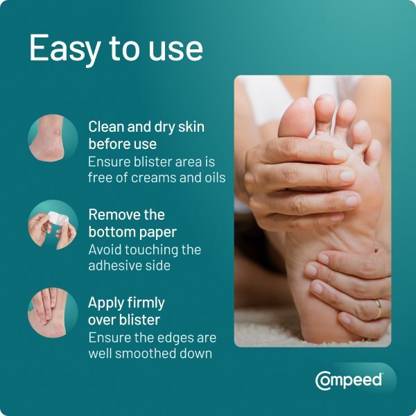 Compeed Blister Plasters Mixed Sizes Pack of 5
