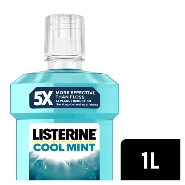 Listerine Antibacterial Mouthwash Coolmint 1 Litre