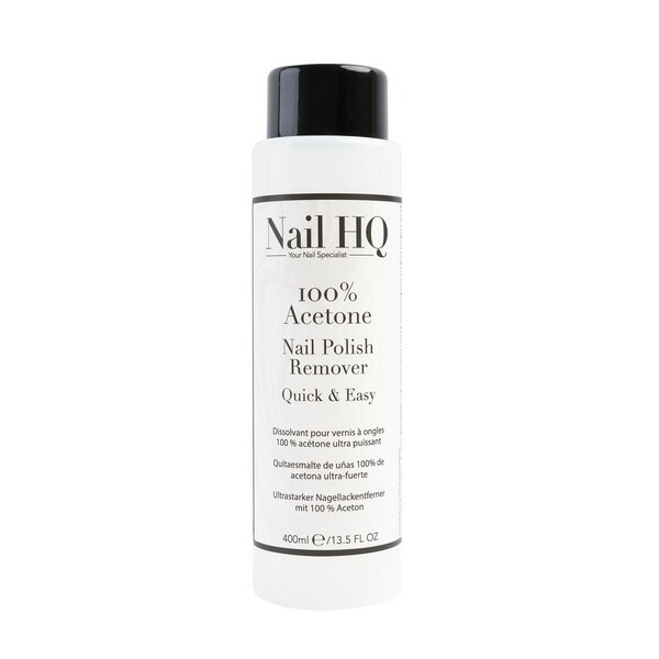 Nail HQ 100% Acetone Nail Polish Remover 400ml