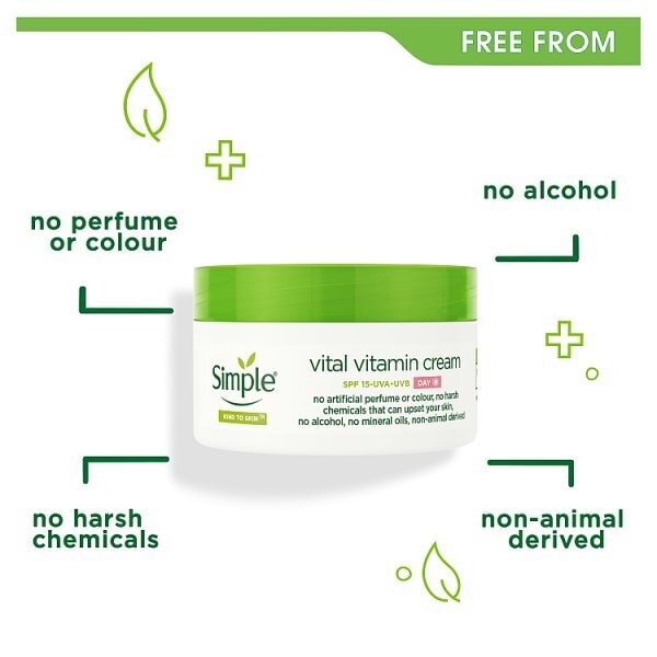 Simple Kind To Skin Vital Vitamin Day Cream SPF 15 50ml