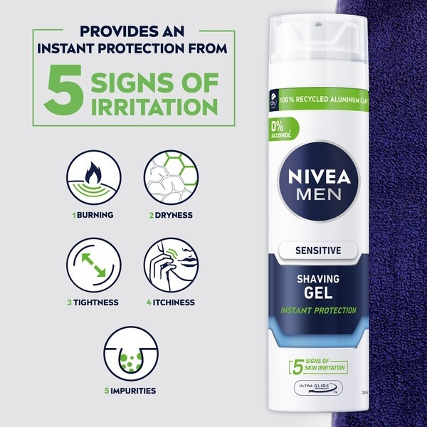 NIVEA MEN Sensitive Shaving Gel 200ml