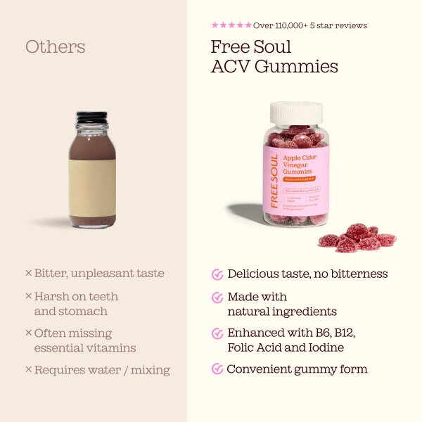 Free Soul Apple Cider Vinegar Gummies