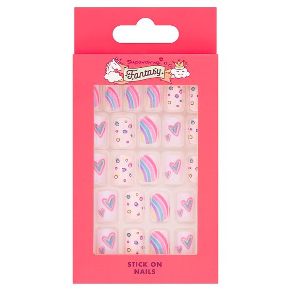 Fantasy Stick On Nails Rainbow