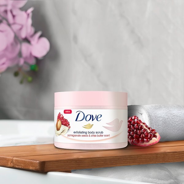 Dove Body Scrub Pomegranate Seeds & Shea Butter 225ml