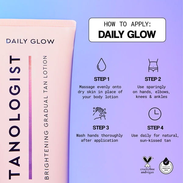 Tanologist Daily Glow Gradual Tan Light - Medium Brightening