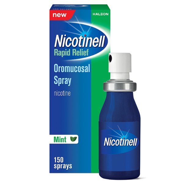 Nicotinell (Nicotine) 1Mg Mint 150 Sprays Stop Smoking Aid