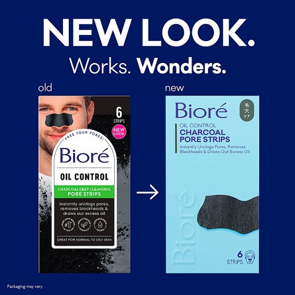 Bioré Charcoal Pore Strips 6pct