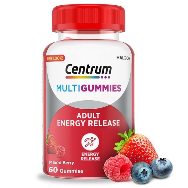 DNR Centrum Multigummies Energy Release Mixed Berry, 60 Gummies