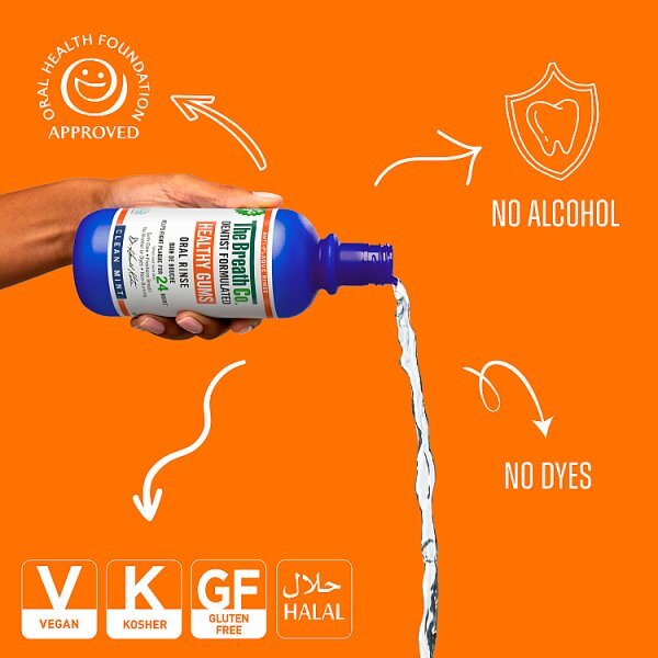 The Breath Co Healthy Gums Oral Rinse Mouthwash 500Ml