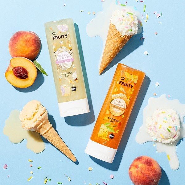 Fruity Vanilla Ice Cream Shower Gel Limited Edition