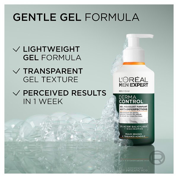 L'Oréal Men Expert Derma Control Cleansing Gel 260ml