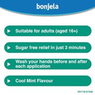 Bonjela Adult Mouth Ulcer Pain Relief Cool Mint Gel 15g