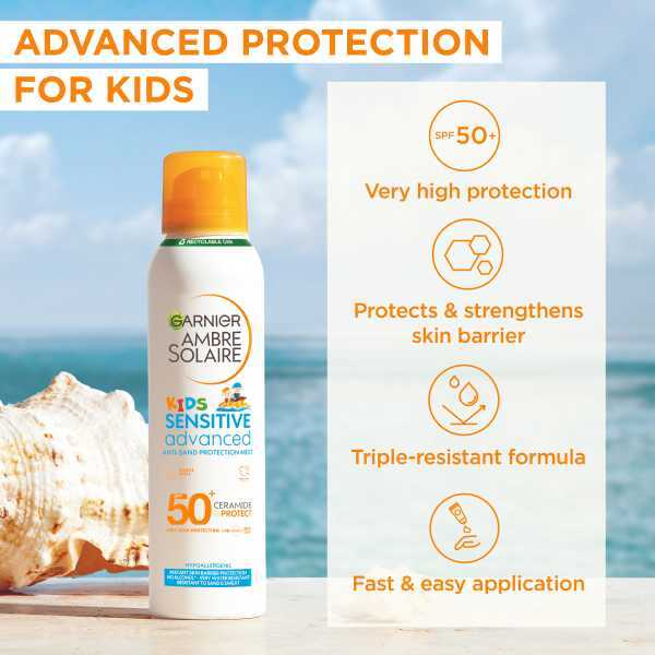 Ambre Solaire SPF50 Sensitive Advanced Anti-Sand Mist 150ml
