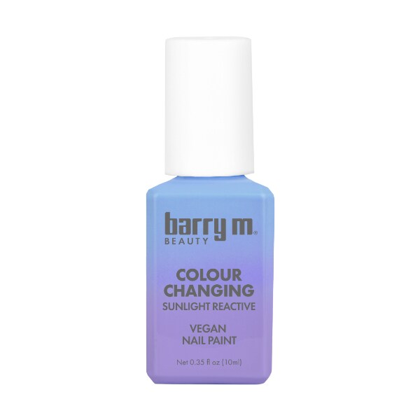Barry M Colour Changing Sunlight Reactive Nail Paint - Blue To Lilac
