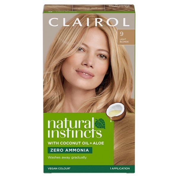 Clairol Natural Instincts Semi-Permanent Hair Dye 9 Light Blonde