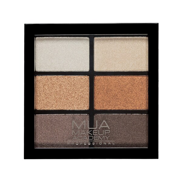 MUA Professional 6 Shade Palette Glamour Golds