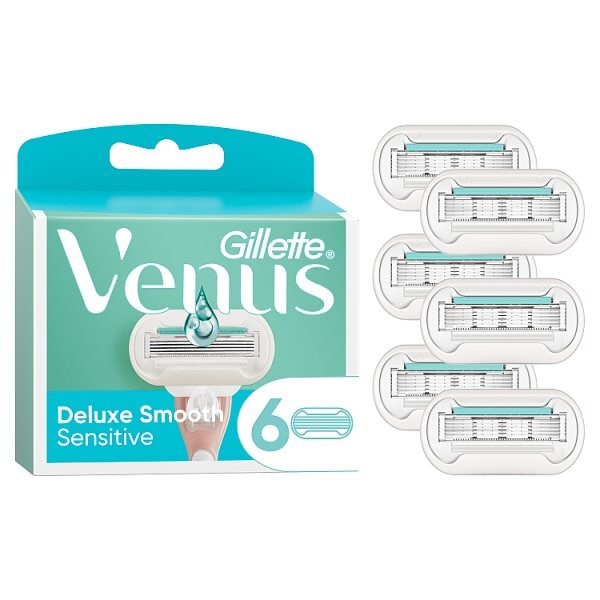 Venus Deluxe Smooth Sensitive Blades 6 Pack