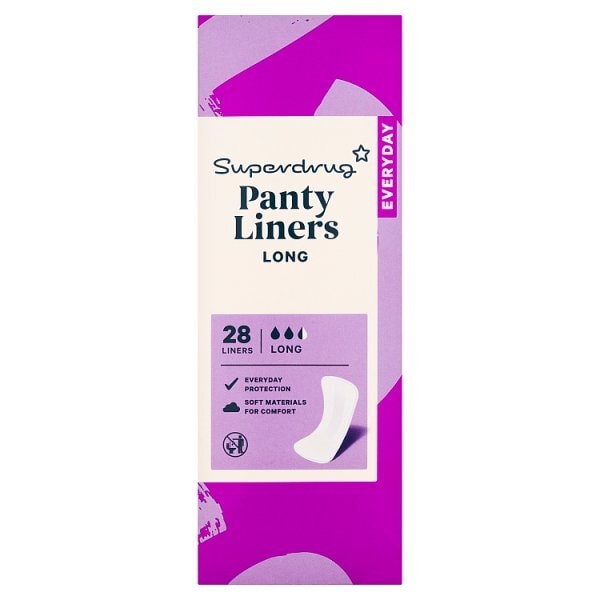 Superdrug Large Pantyliner x28