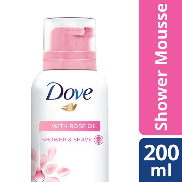 Dove  Rose Oil Shower Mousse 200ml
