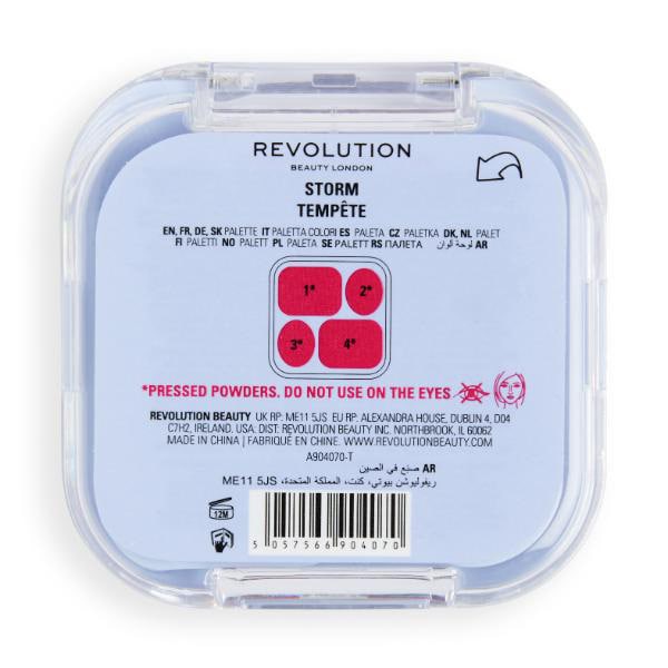 Revolution Bouncy Pop Shadow Palette Storm