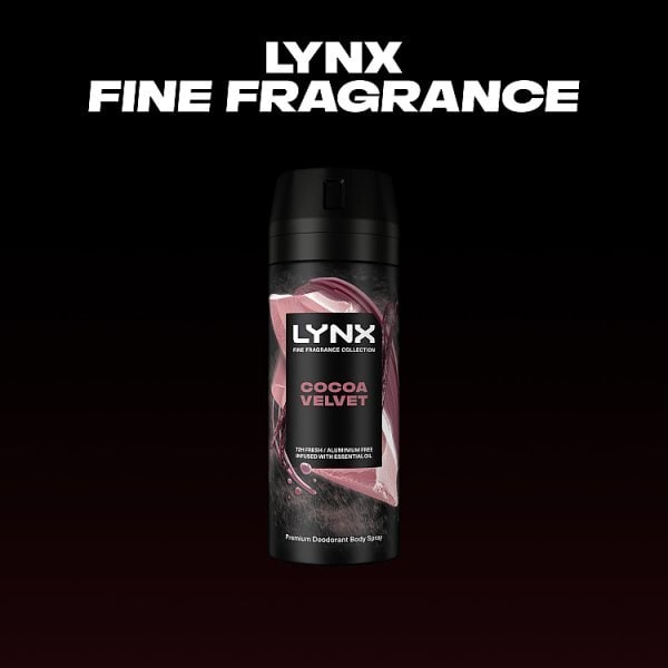 Lynx Fine Fragrance Collection Cocoa Velvet Premium Body Spray 150 ml