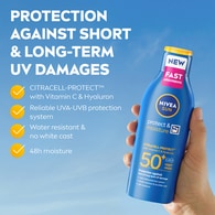 NIVEA SUN Protect & Moisture Sun Cream Lotion SPF 50+ 200ml