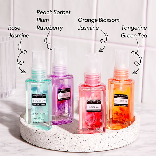 Superdrug Layering Lab Mini Mists Set 200ml