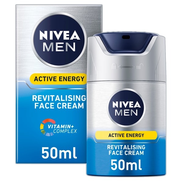 NIVEA MEN Active Energy Skin Revitaliser Face Cream, 50ml