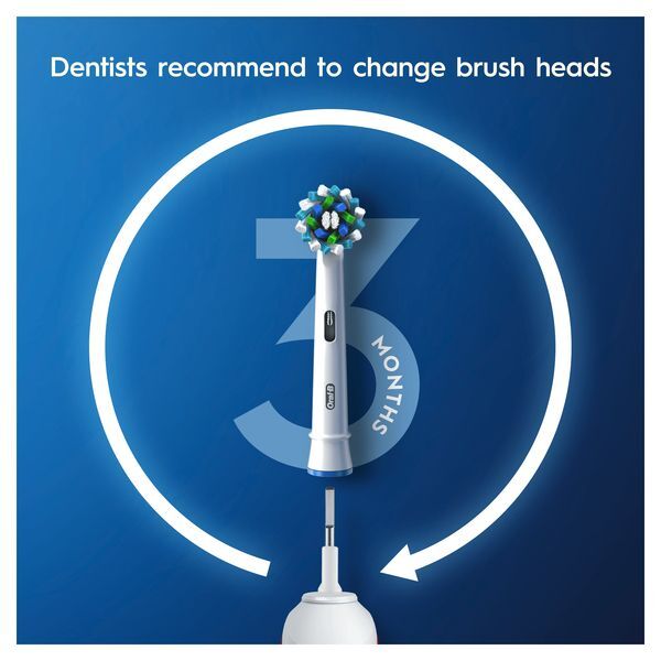 DNR Oral-B Pro 1 Blue Cross Action Electric Toothbrush