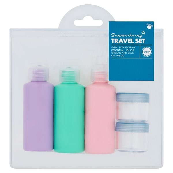 Superdrug Travel Bottles Mixed Set