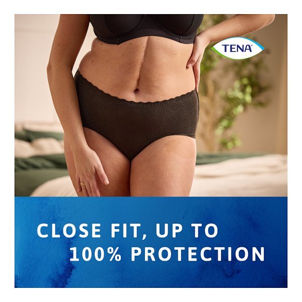Tena Silhouette Pants Plus Large 8Pk Black