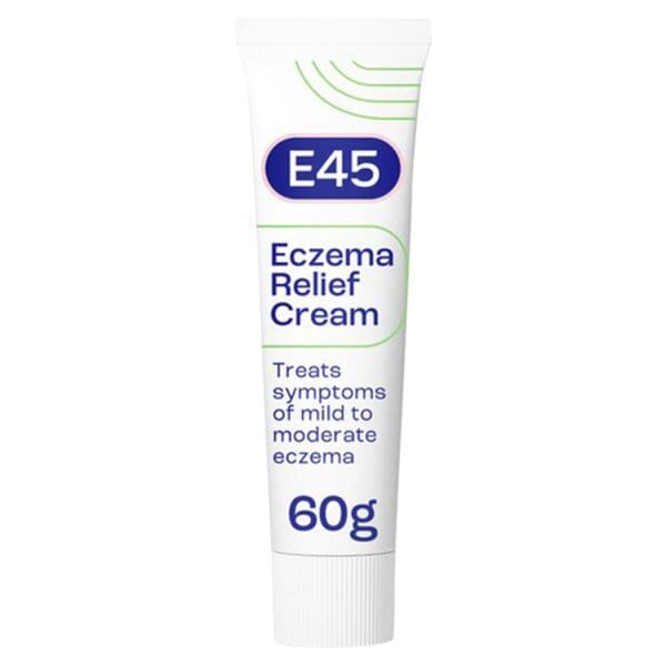 E45 Eczema Relief Emollient Cream To Repair & Soothe 60Ml