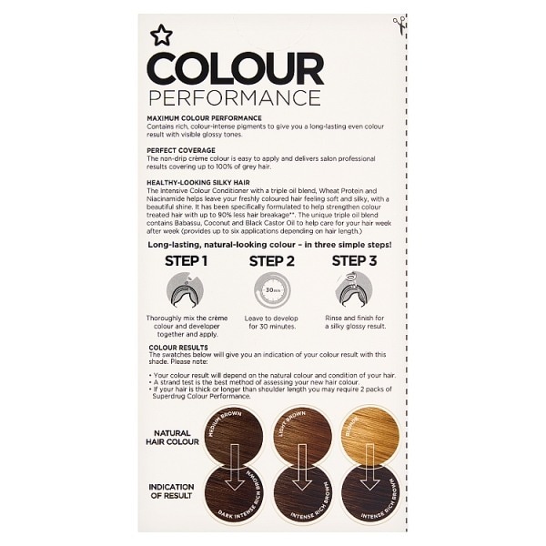 Superdrug Colour Performance 6.77 Natural Rich Brown