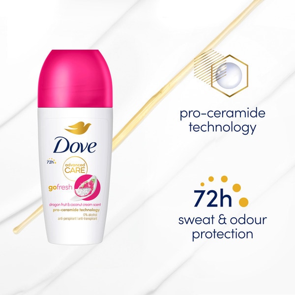 Dove Advanced Care Dragonfruit Roll On 50Ml