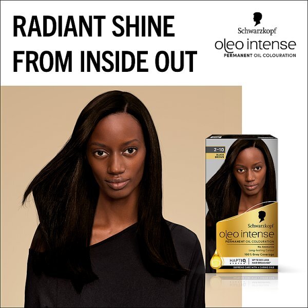 Schwarzkopf Oleo Intense Black Brown Permanent Hair Dye