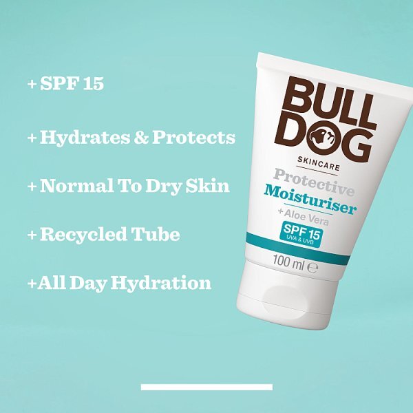 Bulldog Skincare Protective Moisturiser SPF 15 100ml