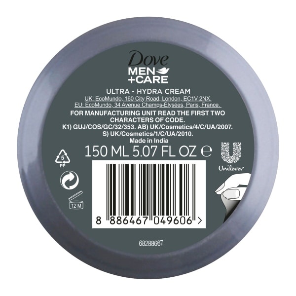 Dove Men+Care Ultra Hydrating Cream 150 ml
