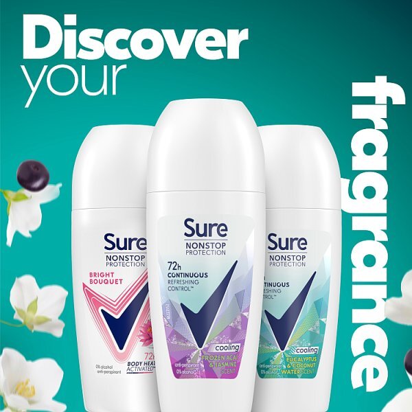 Sure Women Nonstop Ice Tea & Jasmine Antiperspirant Roll On 50ml