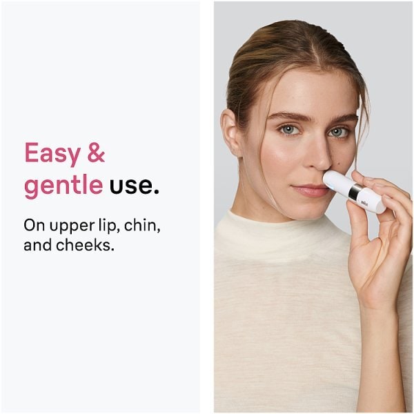 Braun Mini Hair Remover, Face Trimmer, Fs1000, White