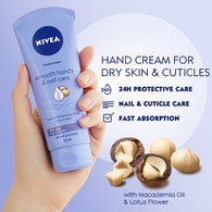 NIVEA Smooth Hands & Nail Care Hand Cream 100ml