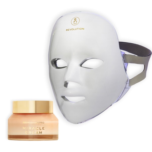 Revolution Pro Miracle LED Face Mask and Cream Bundle