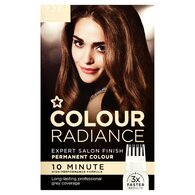 Superdrug Colour Radiance Permanent Hair Dye Silky Brown
