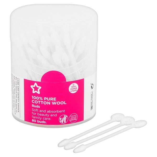 Superdrug Paper Cotton Buds X80