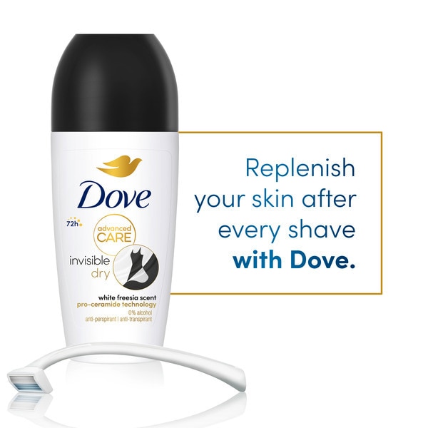 Dove Advanced Care Invisible Dry Anti-Perspirant Roll On 50 ml